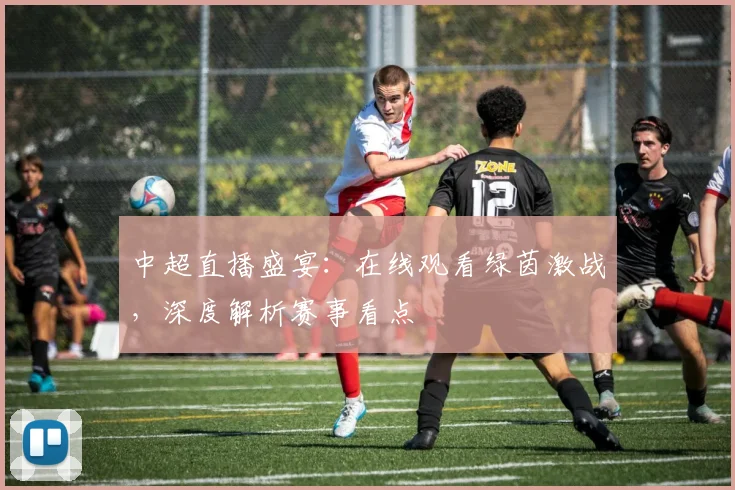 中超直播盛宴:在线观看绿茵激战,深度解析赛事看点